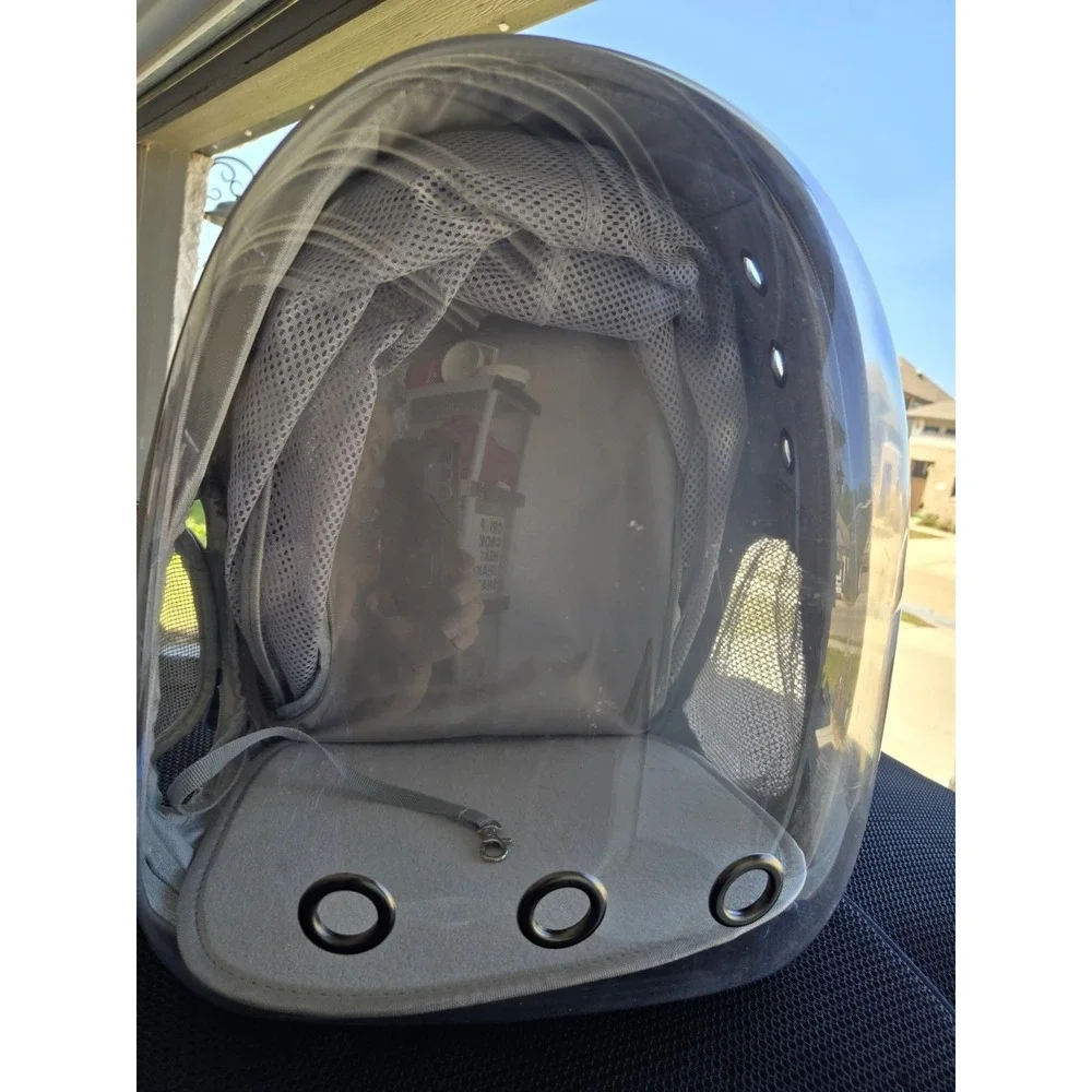 Pet Travel Carrier, Cat Dog Dome Space Capsule Bubble Backpack, Portable Wate...